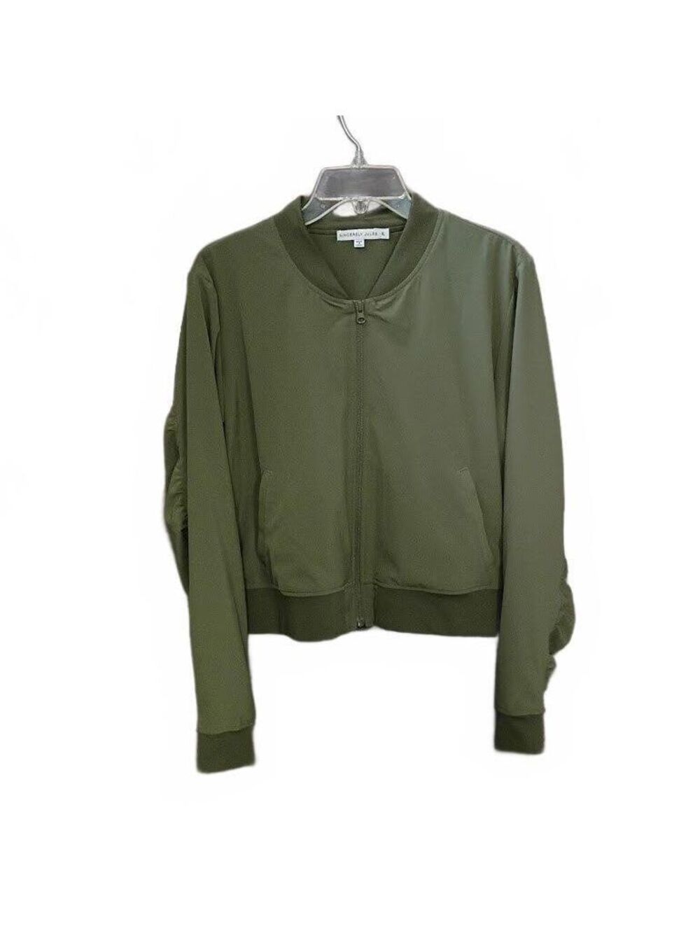 Sincerely Jules Olive Green Bomber Jacket XL